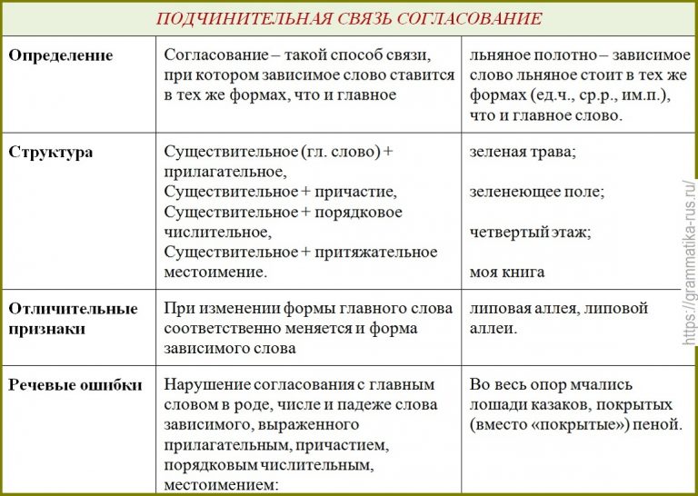 Объясните почему приложения согласуются либо не согласуются с определяемым словом