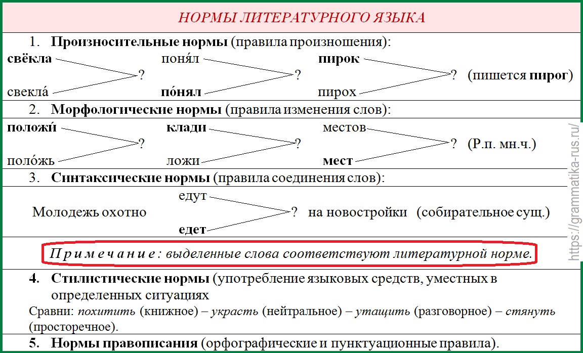 Грамматические и речевые ошибки - Русский язык без проблем